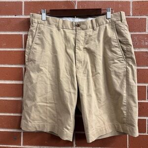 Polo Golf Ralph Lauren Khaki Cotton Twill Stretch Shorts Classic Fit